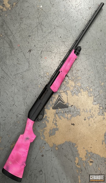 Pink Shotgun with a Prison Pink, Bazooka Pink, Sig™ Pink and