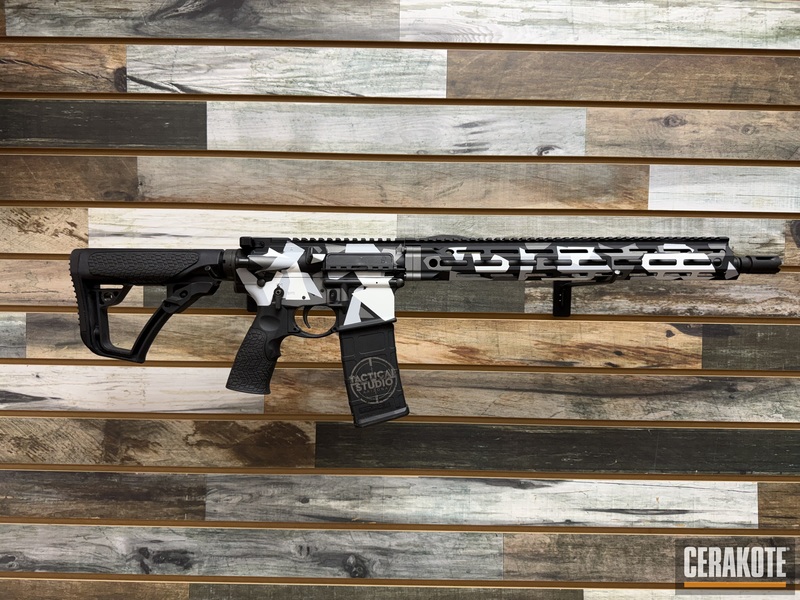 Splinter camo Daniel Defense | Cerakote