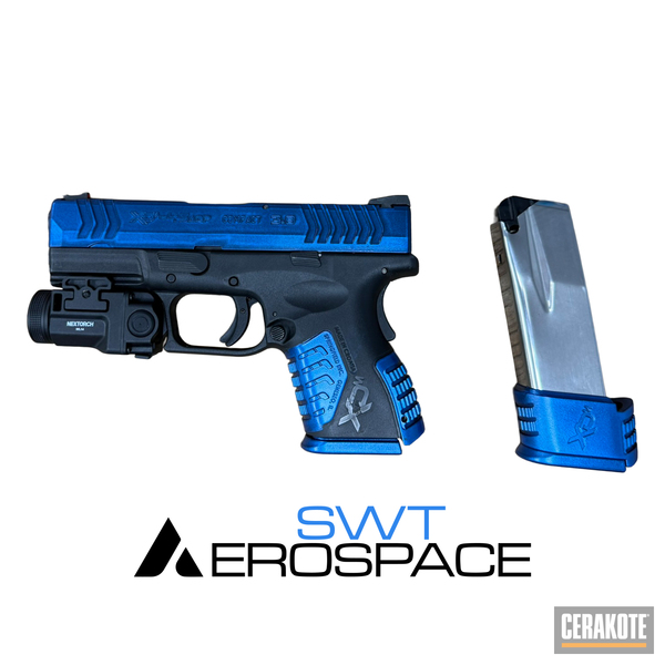 Springfield XD45 Cerakoted in FX Liberty Blue | Cerakote
