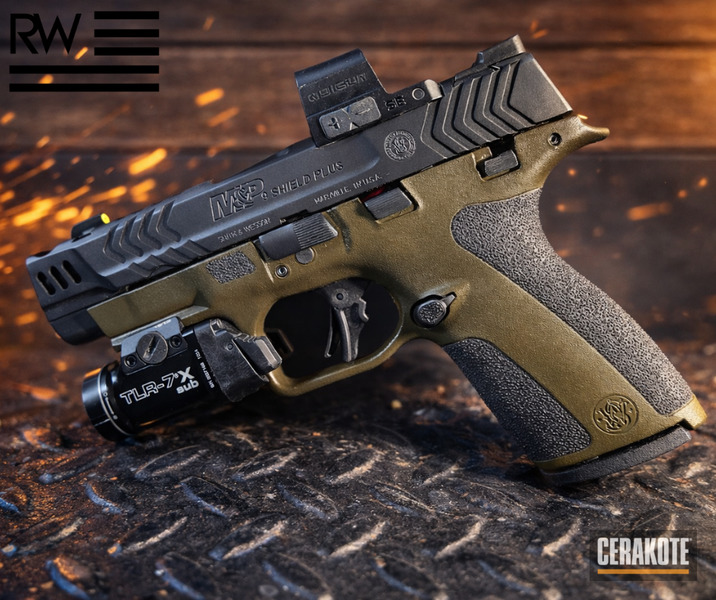 Smith & Wesson Shield X OD Freen | Cerakote
