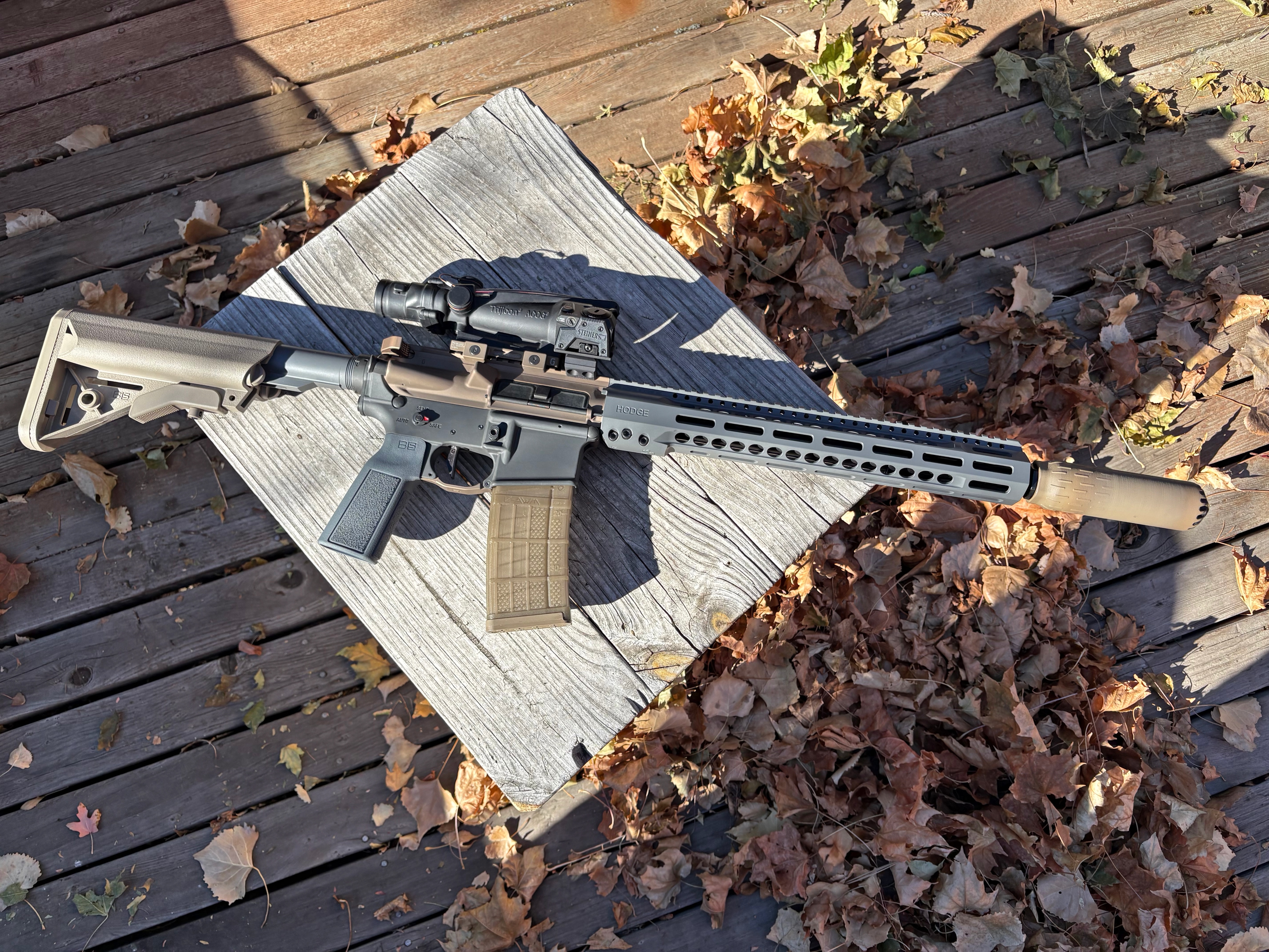 Smoke and Concrete Custom Build AR-15 | Cerakote