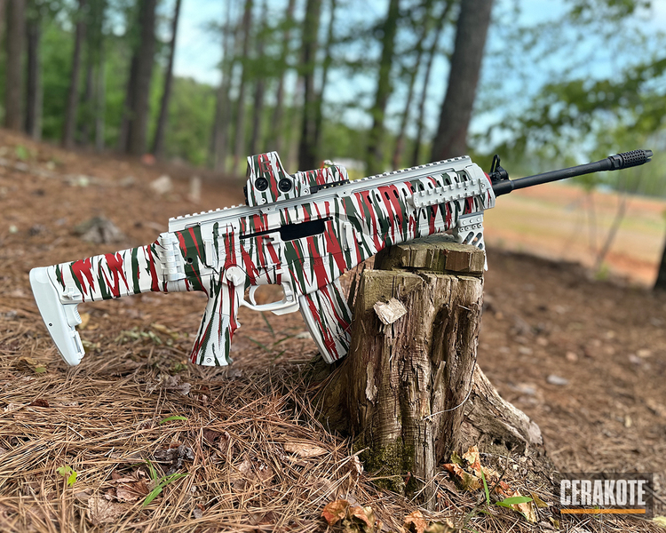Arx finished with a Stormtrooper White, Jesse James Eastern Front Green ...