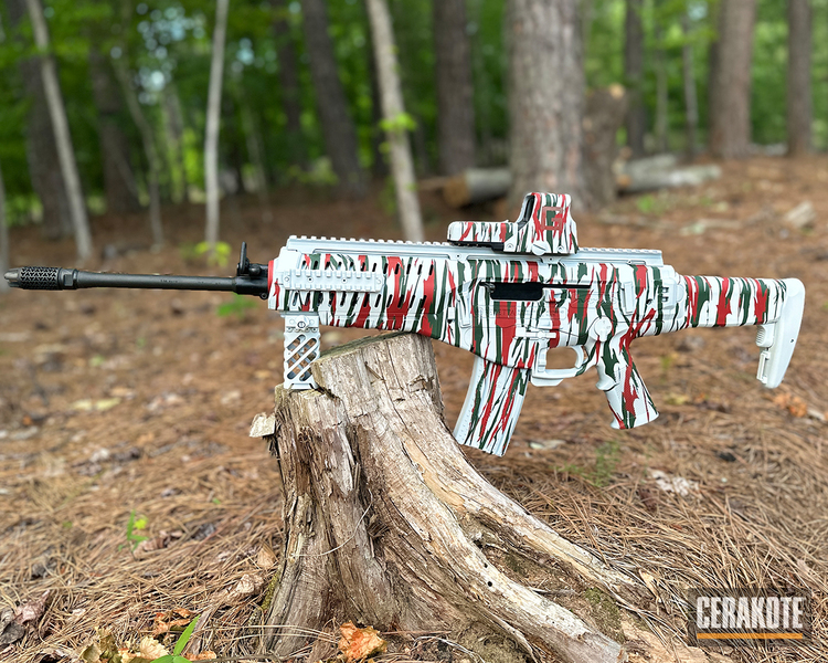 Arx finished with a Stormtrooper White, Jesse James Eastern Front Green ...