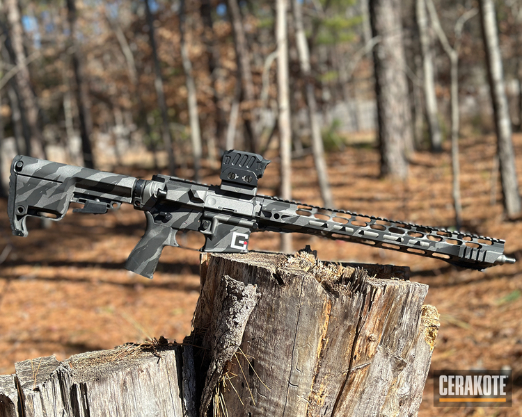 Ar15 with a Armor Black, Stormtrooper White, Tungsten and Ruby Red ...