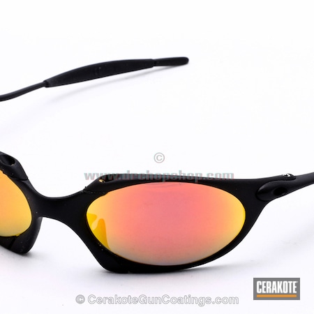 Powder Coating: Sunglasses,Graphite Black H-146,FIREHOUSE RED H-216