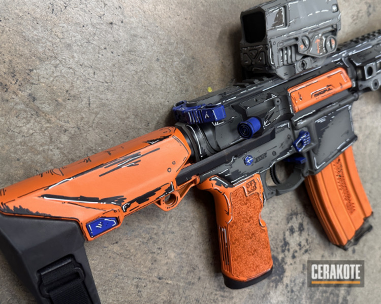 Cel Shaded 4 color AR Pistol | Cerakote