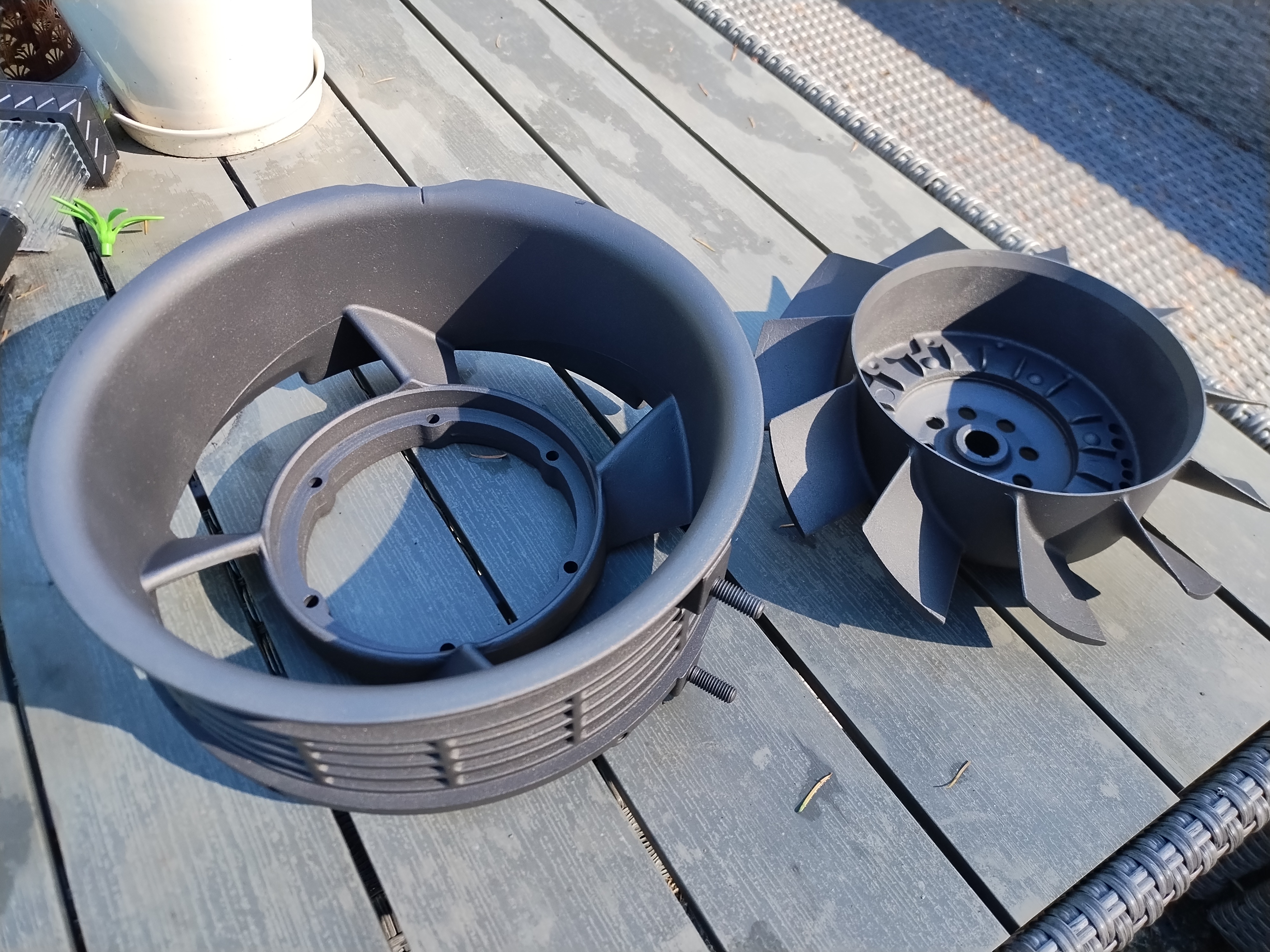 Cooling fan for vintage Porsche | Cerakote