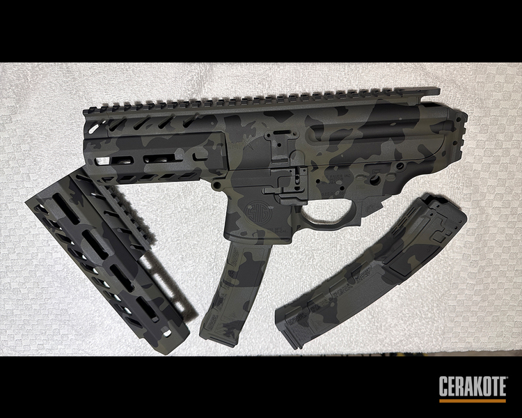 Mpx using a Sniper Grey, Armor Black, O.D. Green and Sniper Green ...