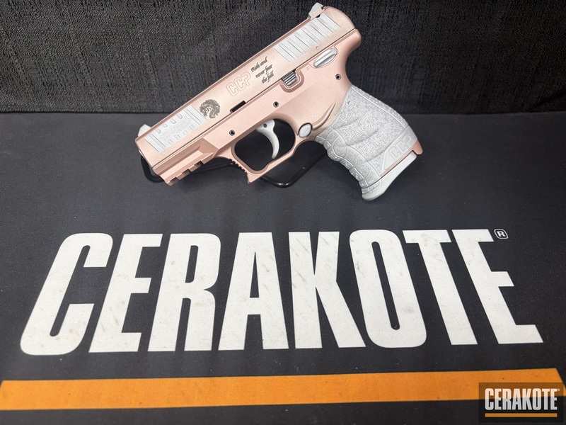 Ccp featuring Rose Gold and Crushed Silver | Cerakote