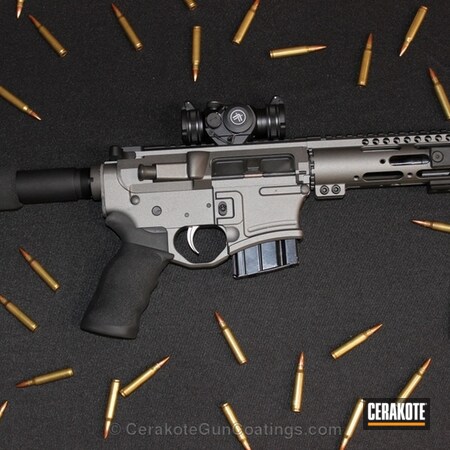 Powder Coating: Graphite Black H-146,Tactical Rifle,Cason AR Pistol,Tungsten H-237