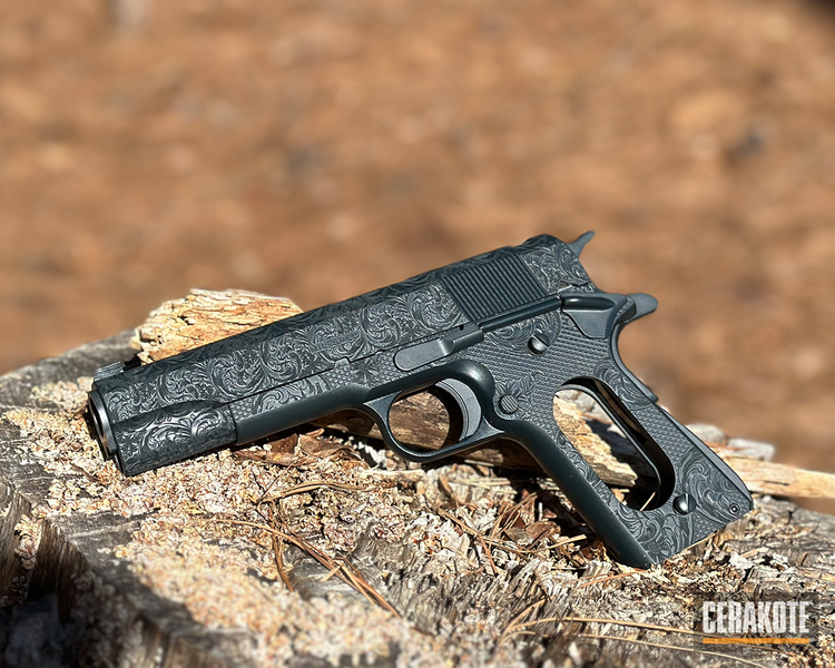 ＊朧月夜＊さま　専用 Engraved 1911 coated in H-294 | Cerakote