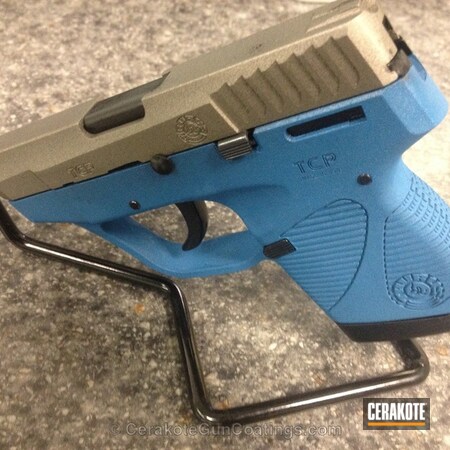 Powder Coating: Custom Blue,Handguns,Blue Titanium H-185,Taurus,TCP,Stainless H-152,Sky Blue H-169