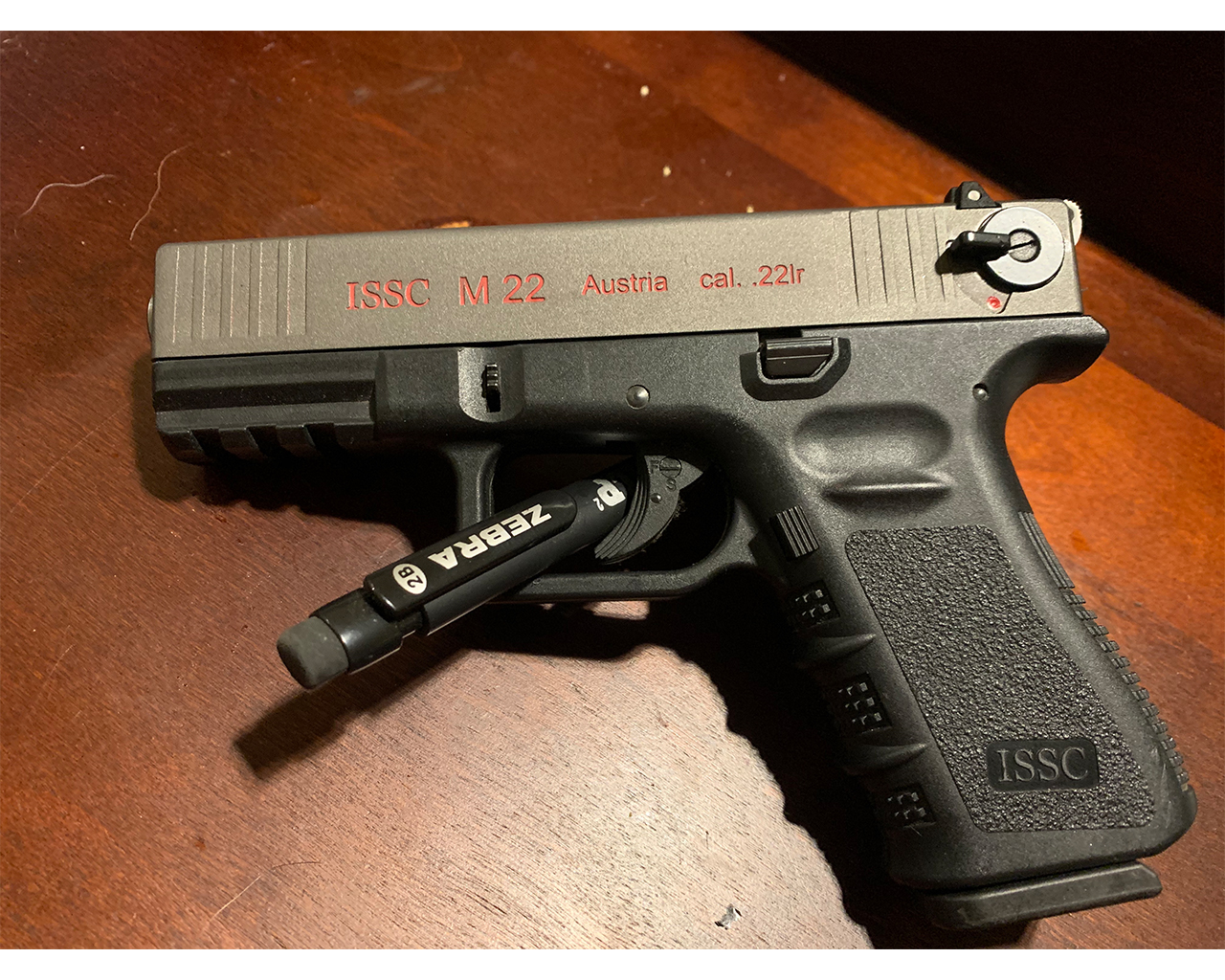 Issc M22 coated with Tungsten and Ruby Red | Cerakote