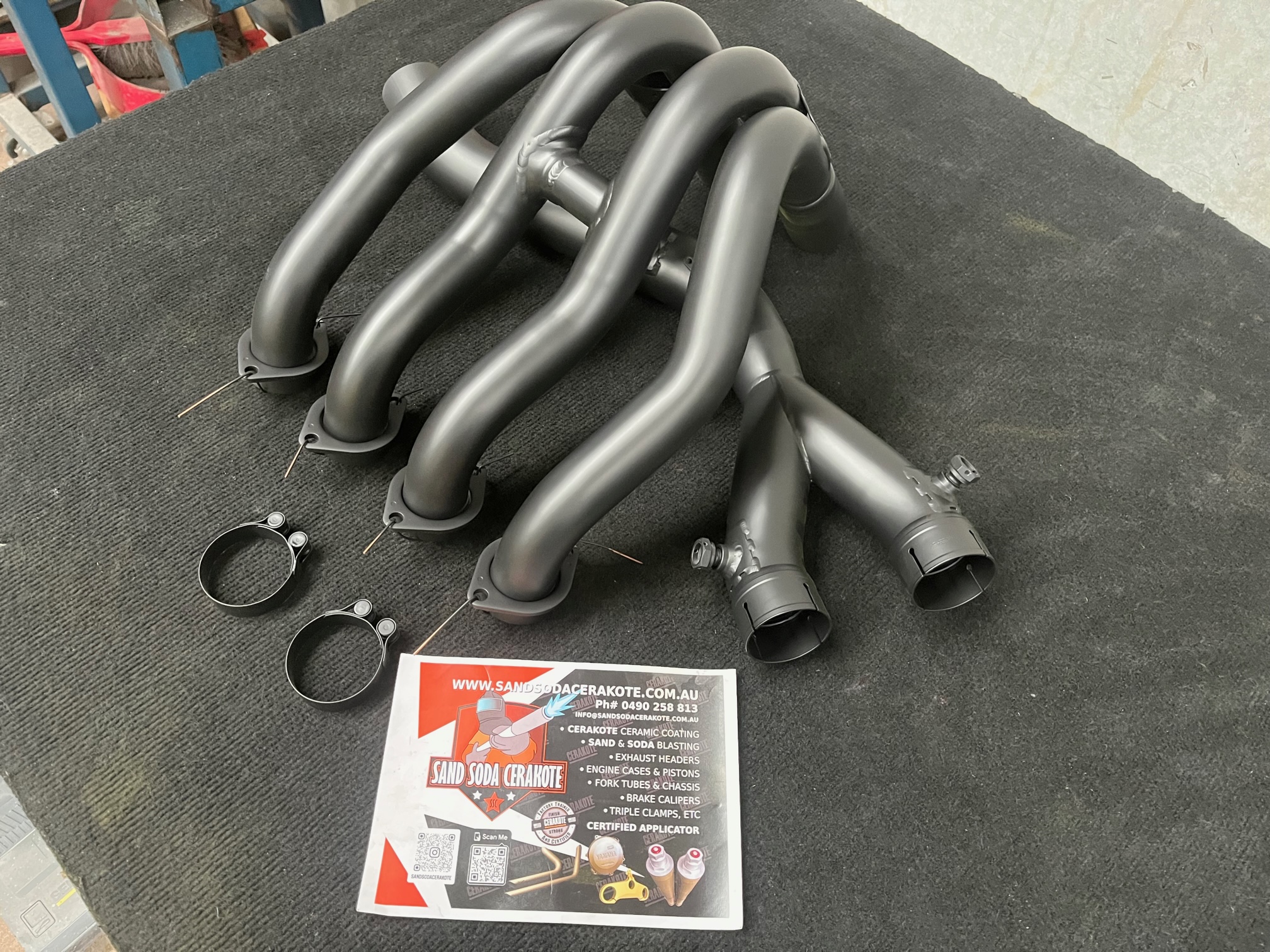 Turbo and Headers! in F-121 and C-7600 | Cerakote