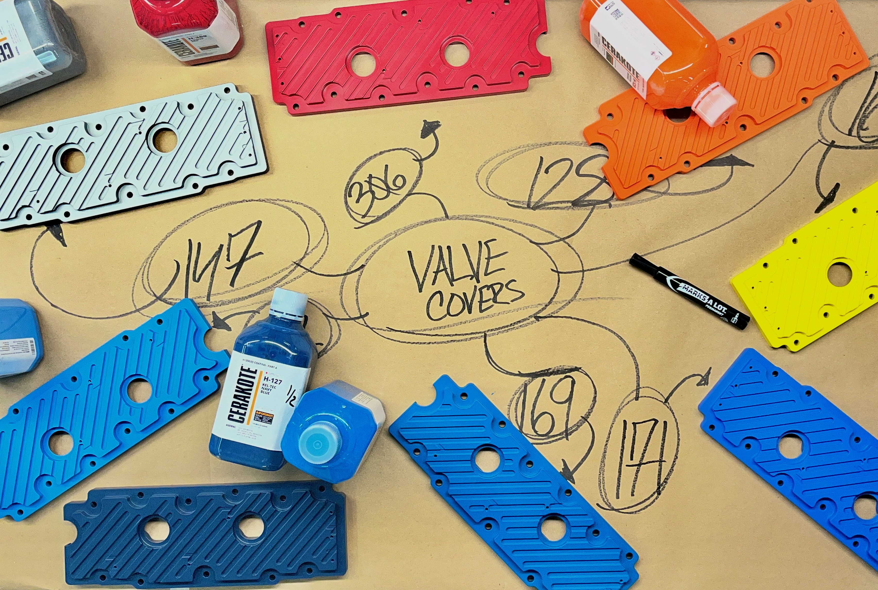 Stimmt Works Valve Covers | Cerakote