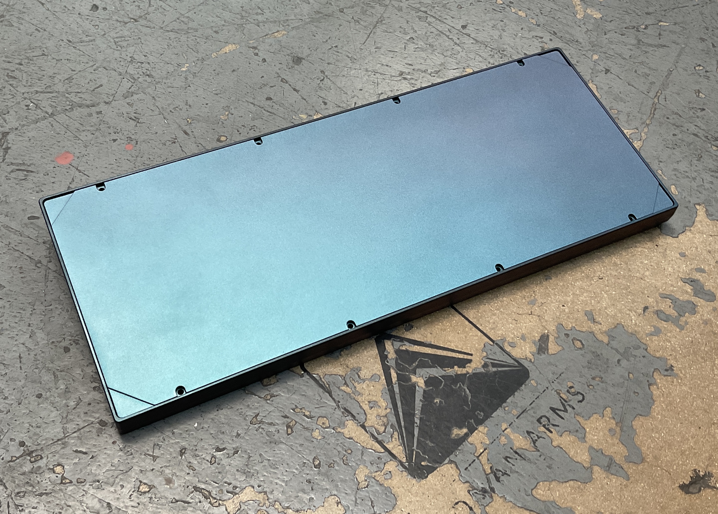 Keyboard Tray using a Matte Armor Clear and Graphite Black Finish ...