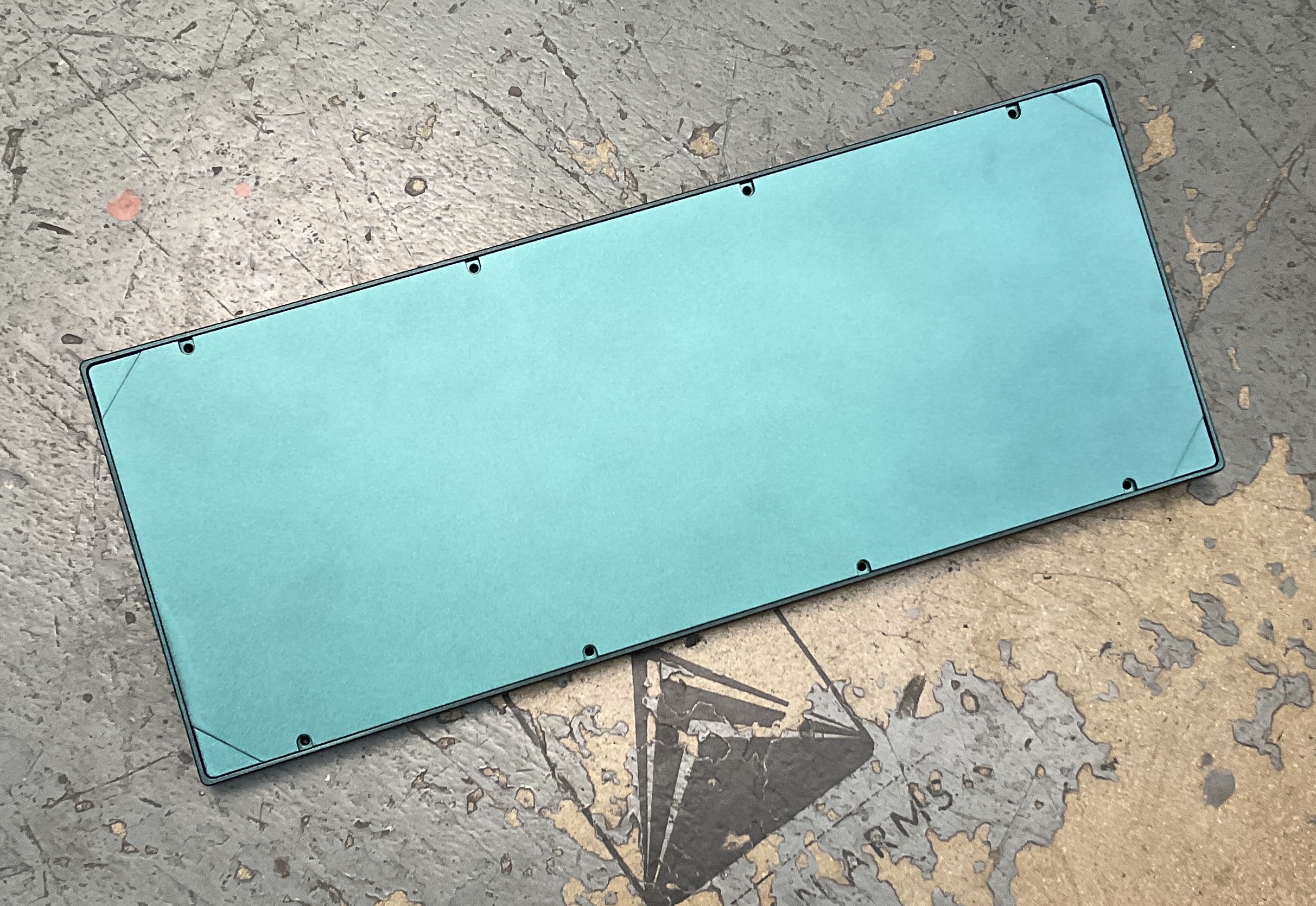 Keyboard Tray using a Matte Armor Clear and Graphite Black Finish ...
