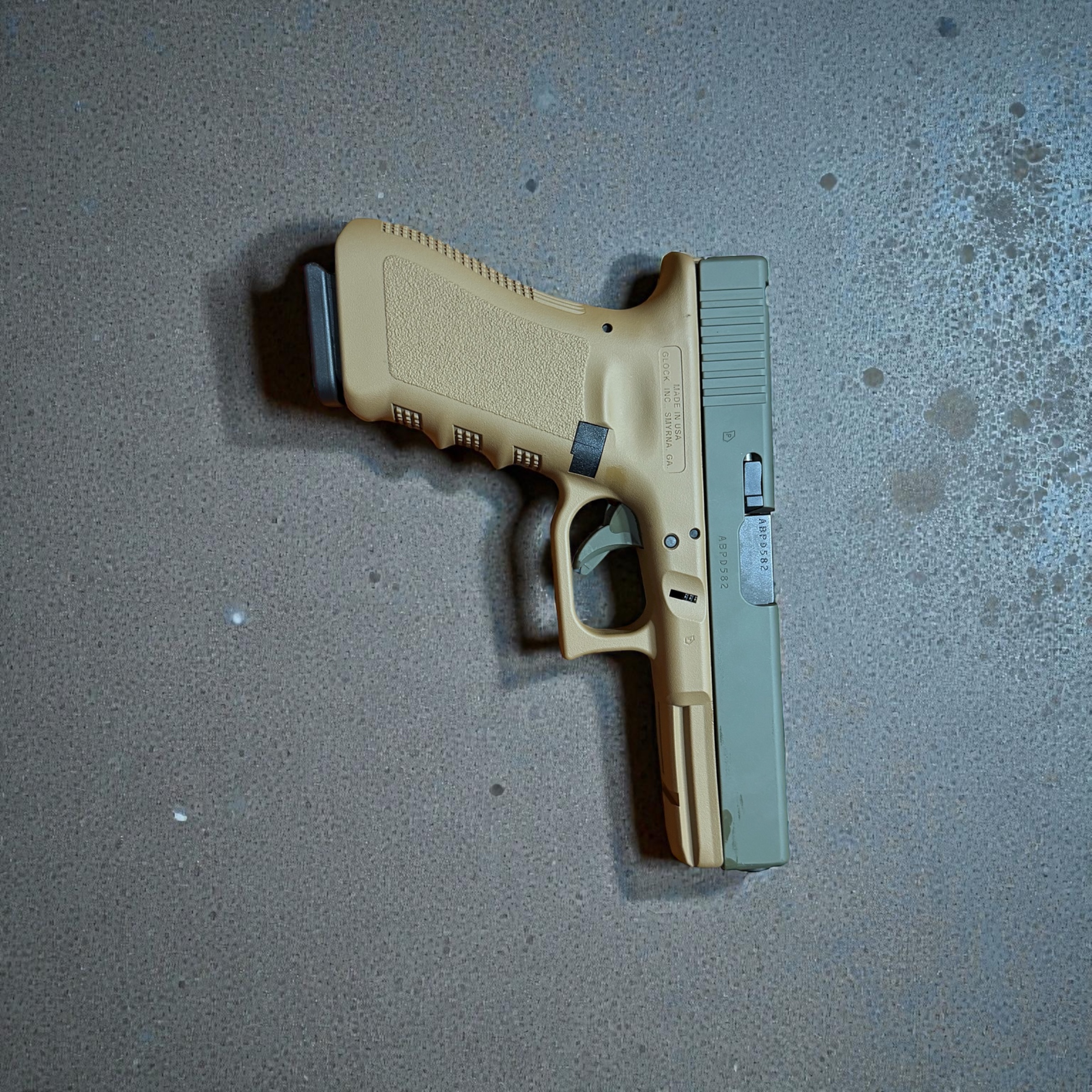 Tactical Tan / O.D. Green Glock 17 | Cerakote