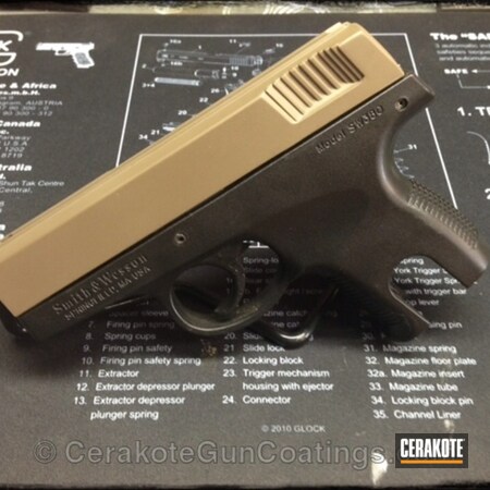 Powder Coating: Smith & Wesson,Smith & Wesson SW380,Handguns,MAGPUL® FLAT DARK EARTH H-267