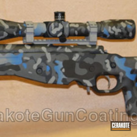 Powder Coating: Smith's Grey,Remington,Sniper Grey H-234,Sniper Grey,Ridgeway Blue H-220,Bolt Action Rifle,Bull Shark Grey H-214