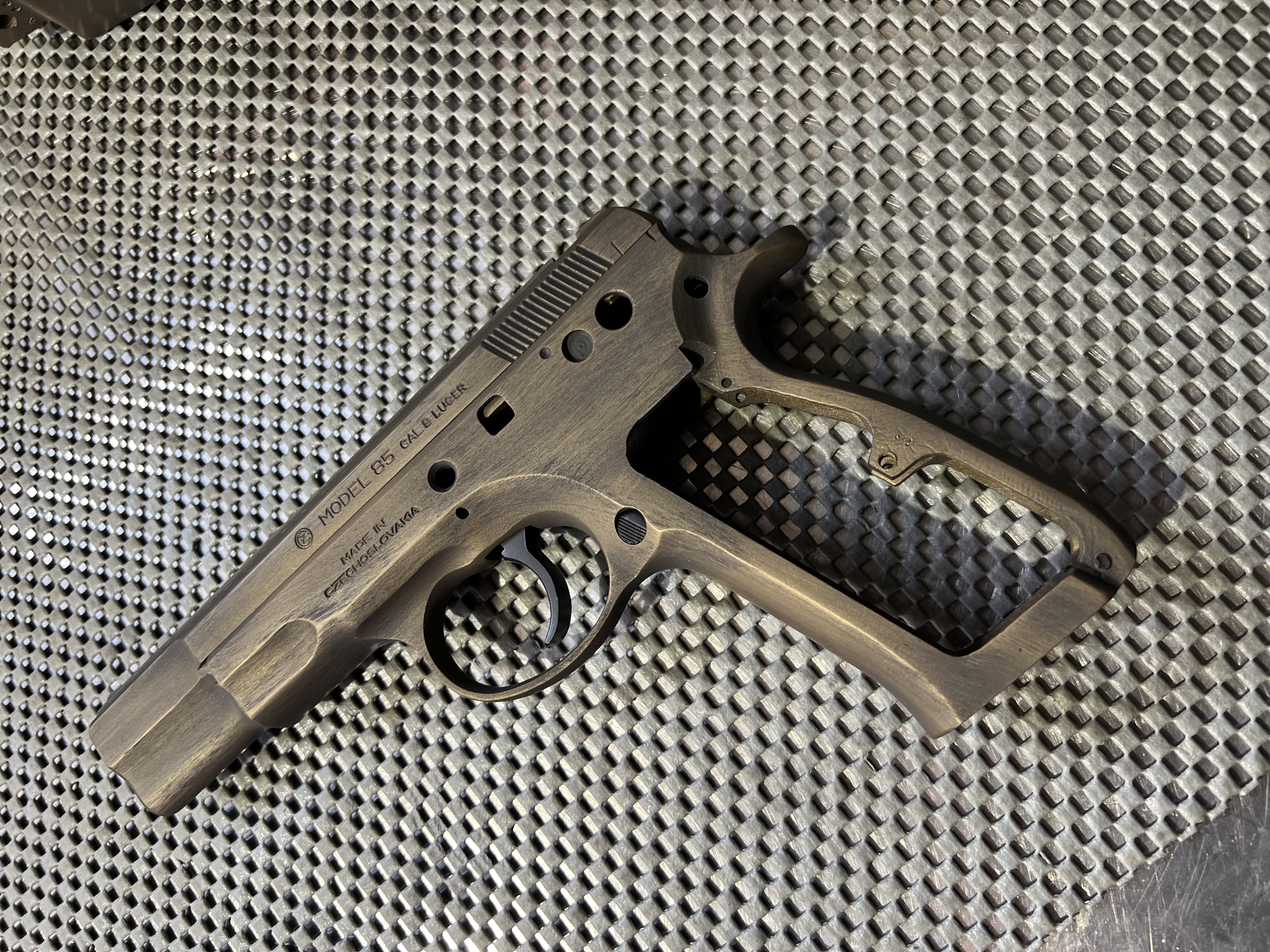 CZ model 85 - Battle worn effect | Cerakote