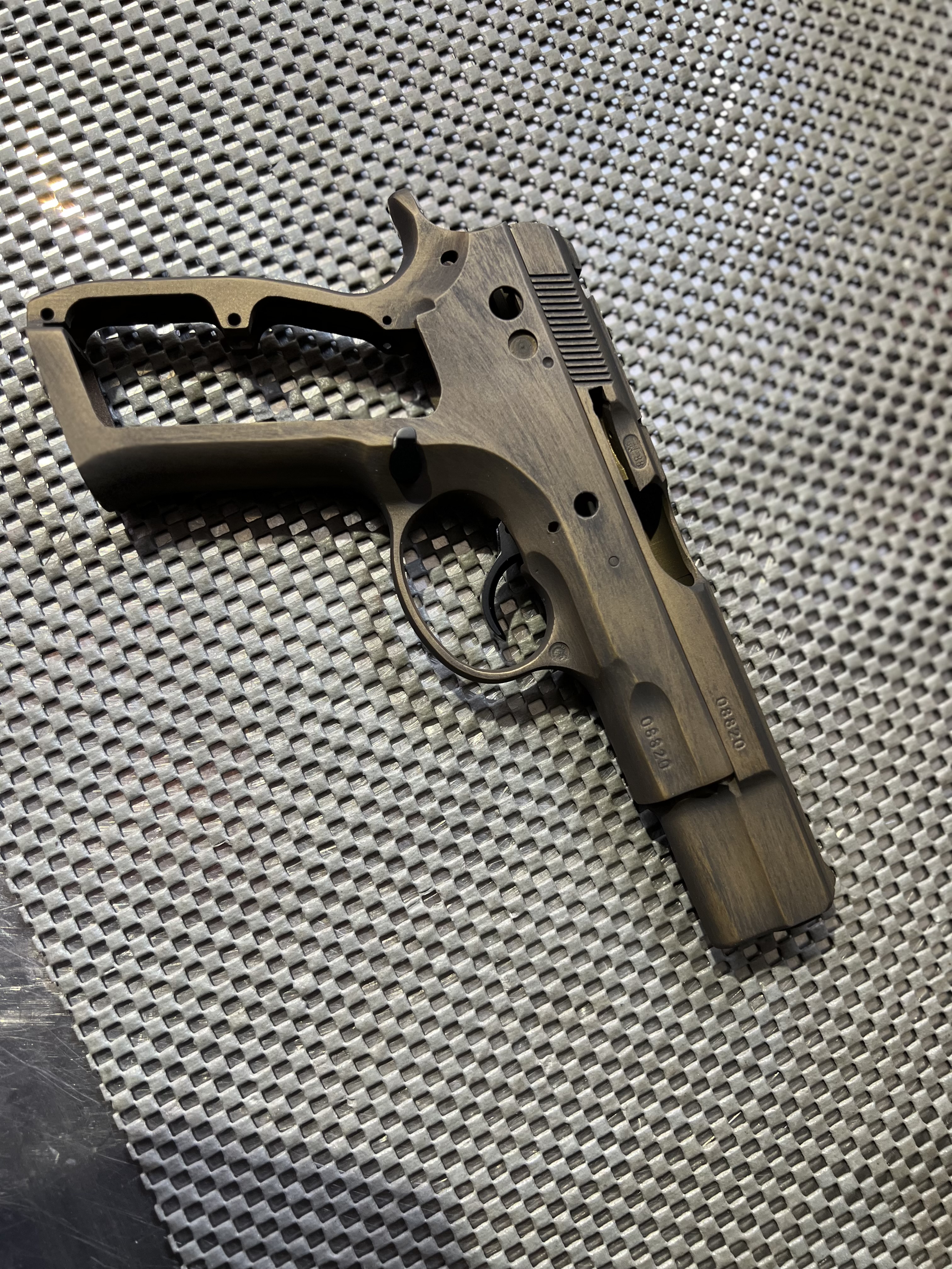 CZ model 85 - Battle worn effect | Cerakote