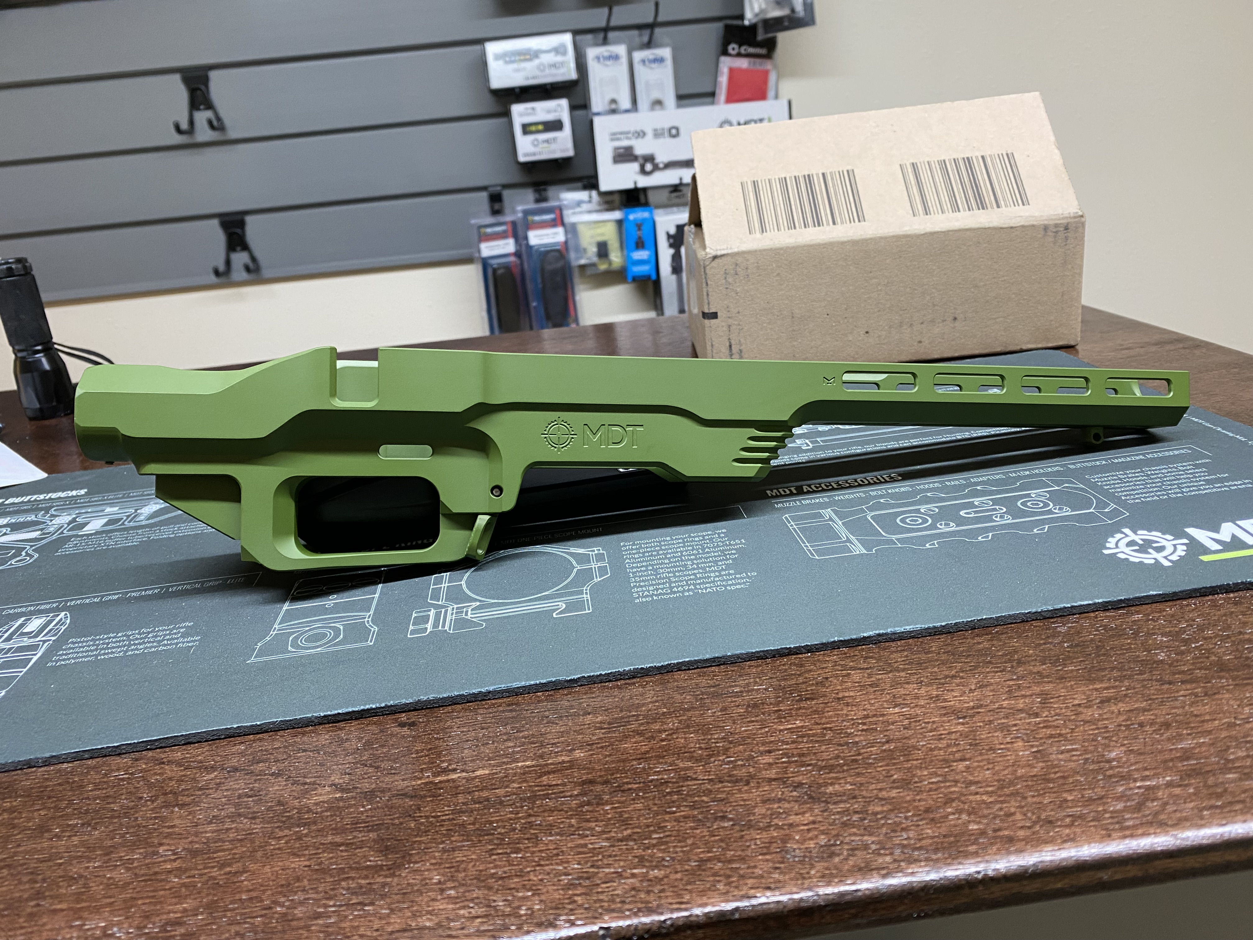 Green Mdt finished in H-343 | Cerakote