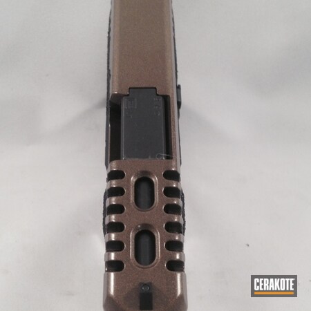 Powder Coating: Handguns,DESERT SAND H-199,Burnt Bronze H-148