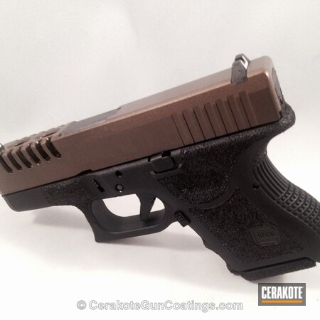 Powder Coating: Handguns,DESERT SAND H-199,Burnt Bronze H-148