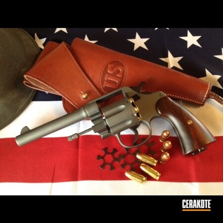 Powder Coating: Handguns,Blue Titanium H-185,Tungsten H-237,Colt