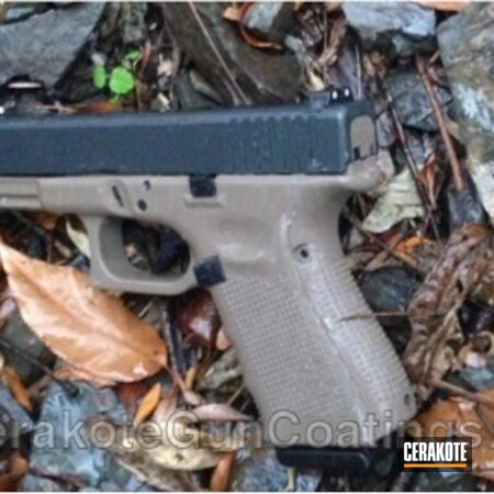 Powder Coating: Glock,Handguns,Armor Black H-190,MAGPUL® FLAT DARK EARTH H-267