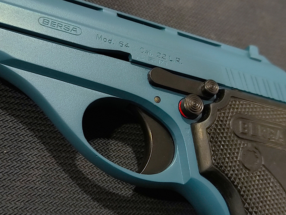 Old pistol Argentina BERSA model 64 - modern design | Cerakote