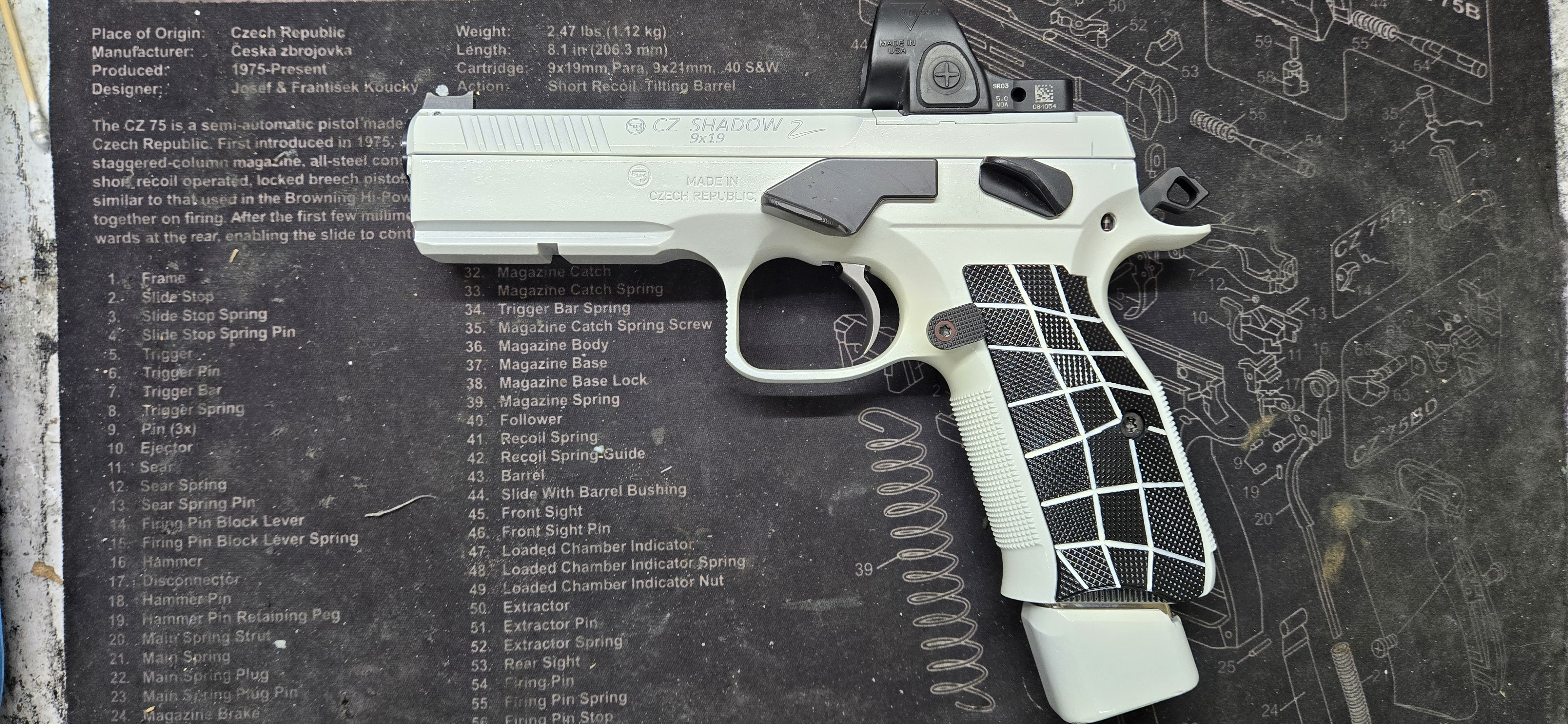 Storm Trooper CZ Shadow 2 | Cerakote