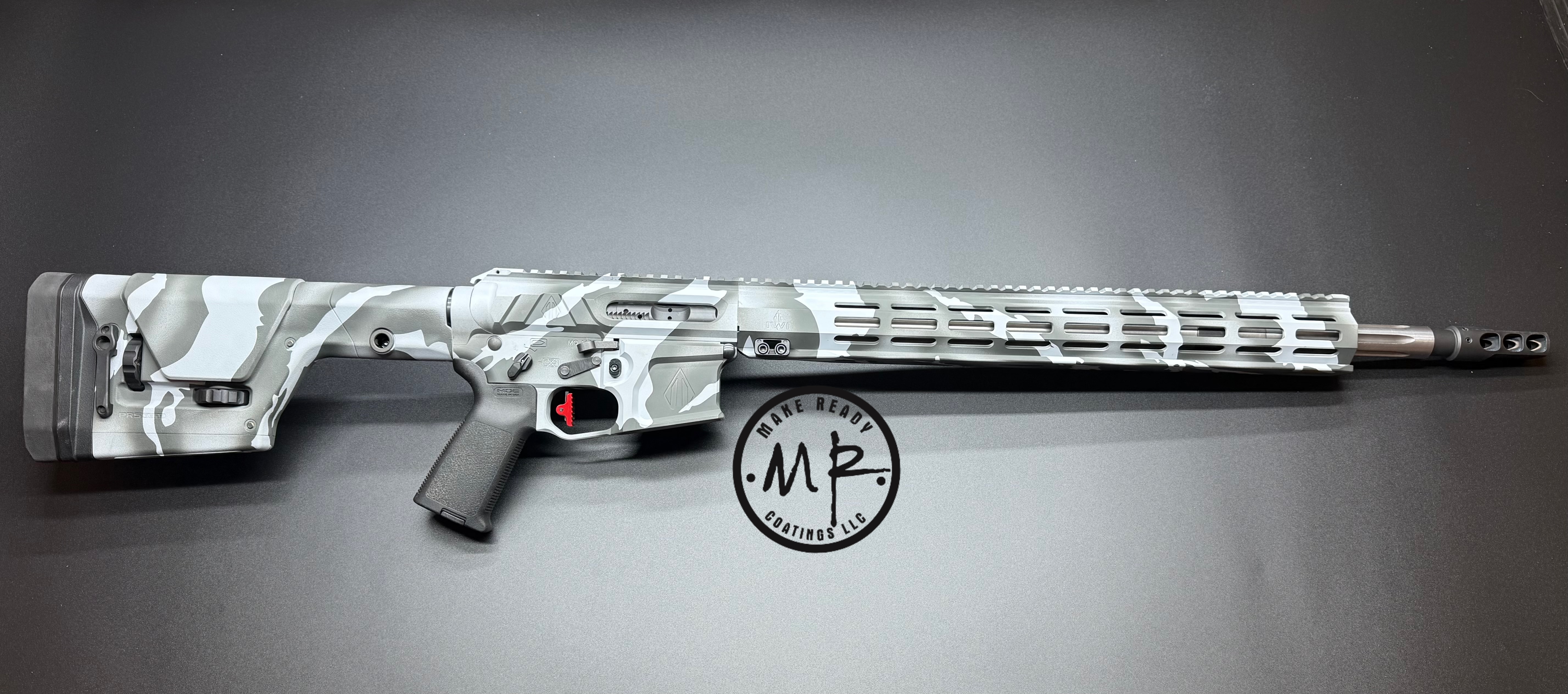 Ghost Tiger Stripe AR-15 | Cerakote