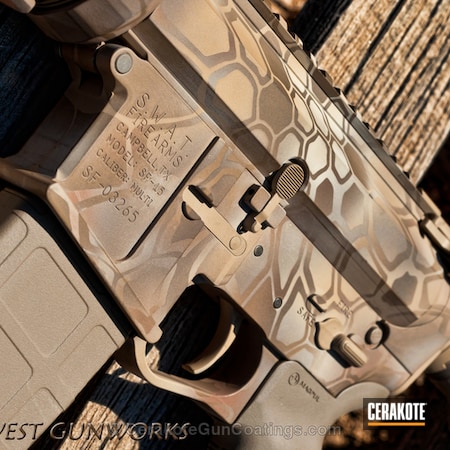Powder Coating: Chocolate Brown H-258,DESERT SAND H-199,Federal Brown H-212,Tactical Rifle,Kryptek