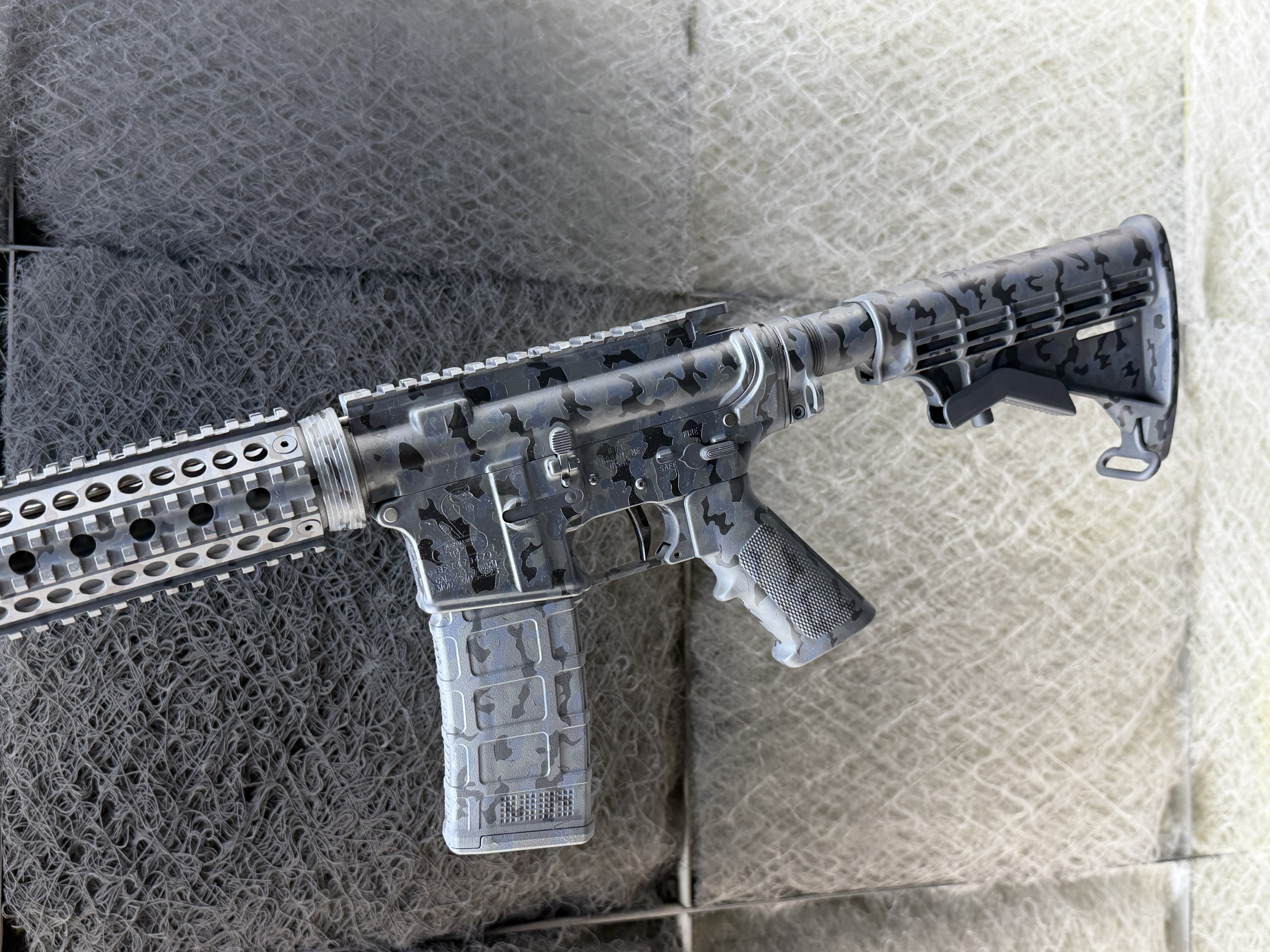 Texas DPS Bushmaster in Urban Camo | Cerakote
