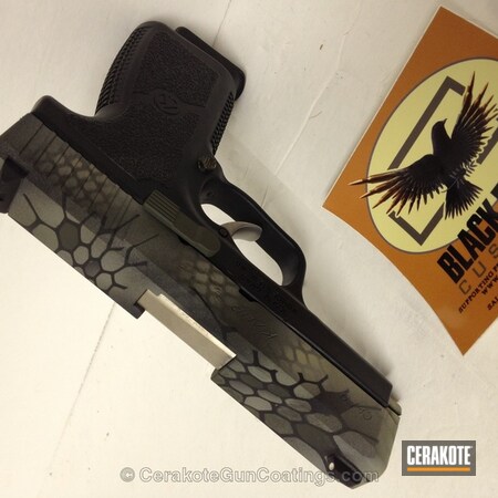Powder Coating: Handguns,Satin Mag H-147,Tungsten H-237,Kahr Arms,DESERT VERDE H-256