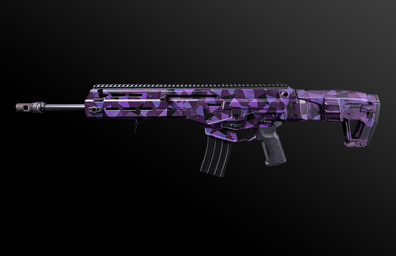 MWII Polyatomic Camo IWI Carmel | Cerakote