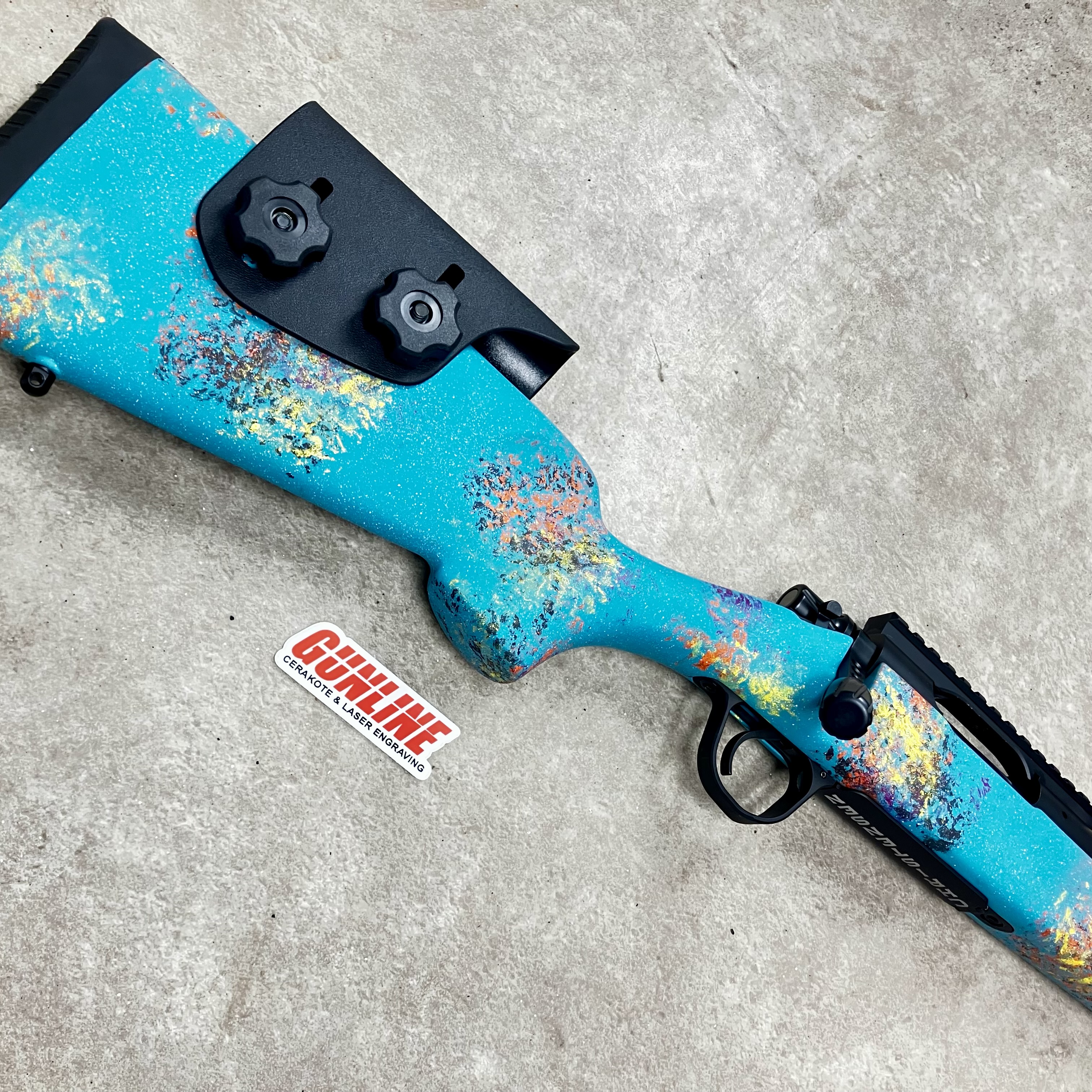 Bolt Action coated with Hunter Orange, Bright White, Sangria, Corvette ...