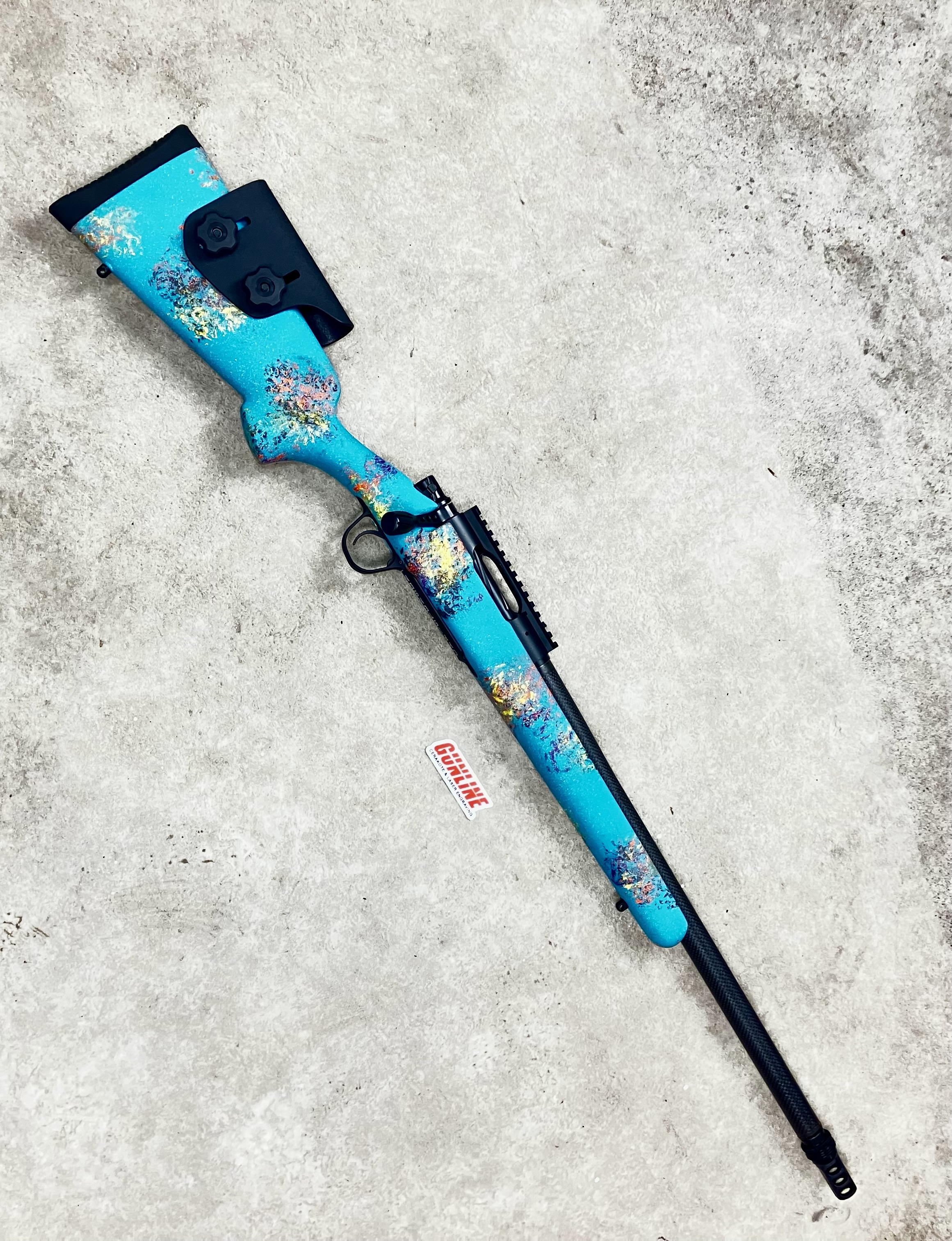 Bolt Action coated with Hunter Orange, Bright White, Sangria, Corvette ...