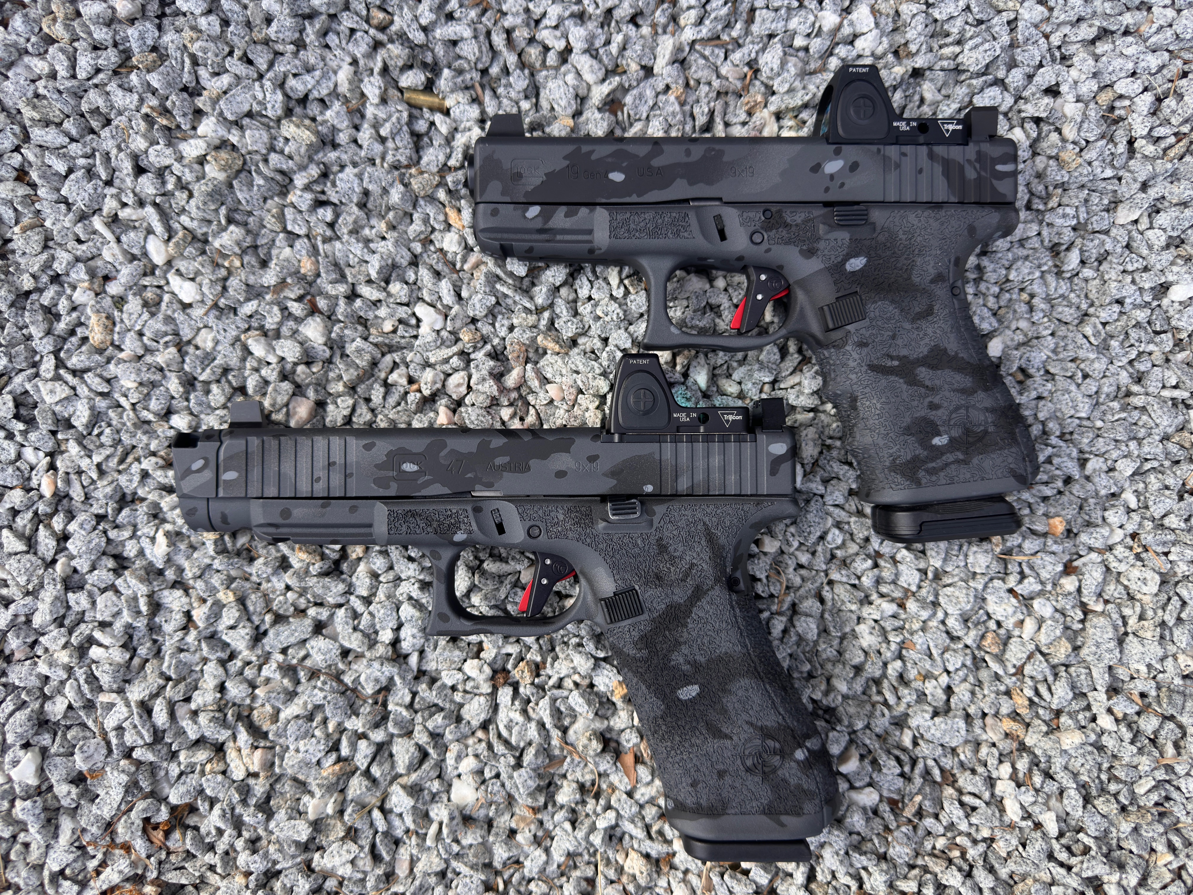 Pair of Custom Glocks | Cerakote