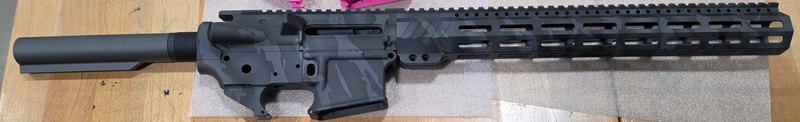3 - Color Dark Tiger Stripe AR15 | Cerakote