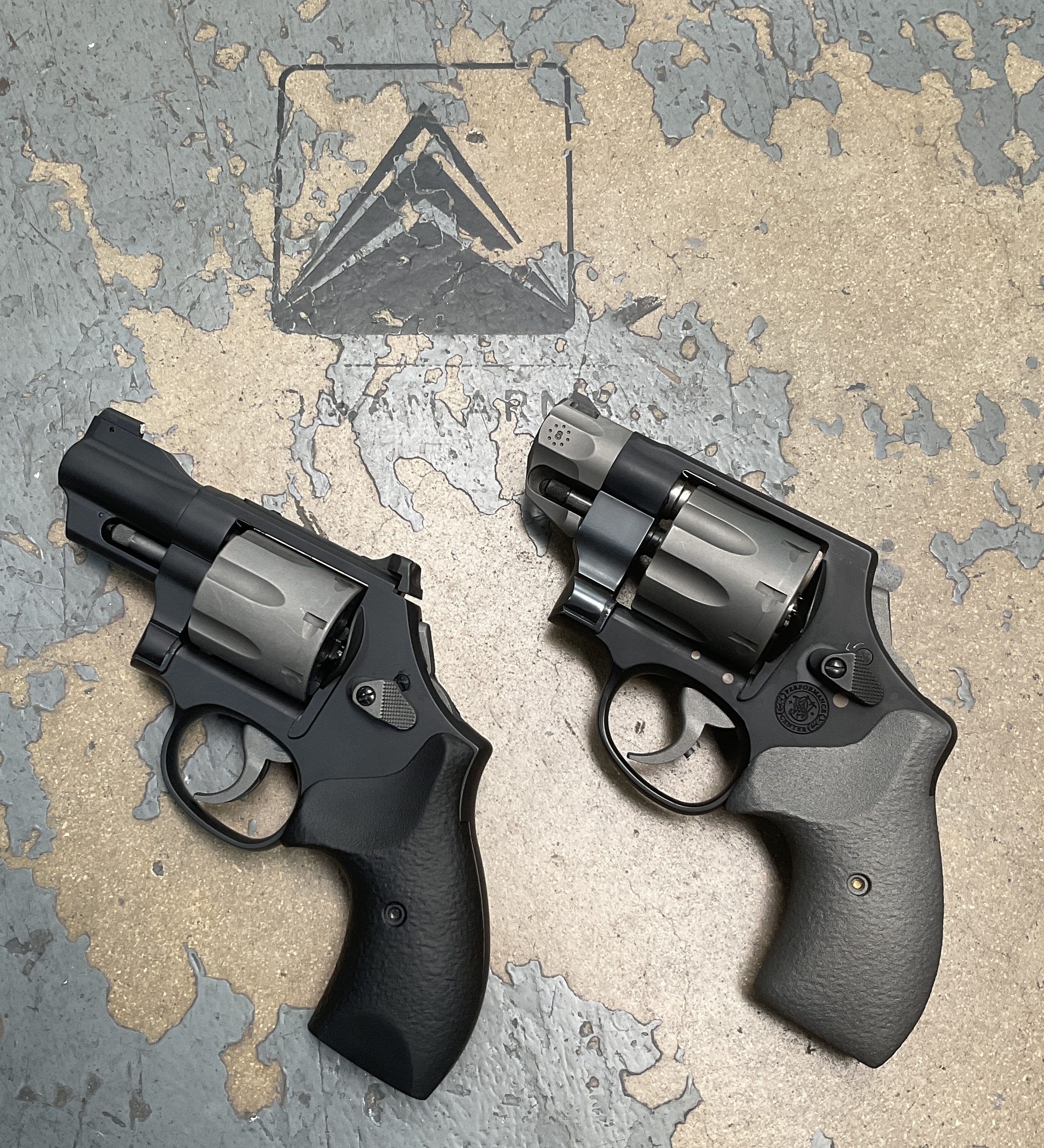 S&w Revolver Time coated in Tactical Grey and Blackout | Cerakote