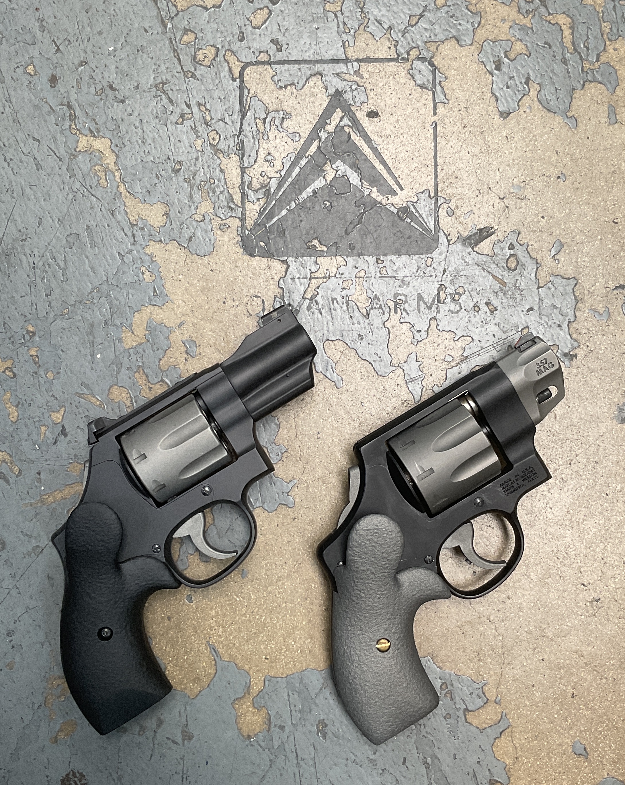 S&w Revolver Time coated in Tactical Grey and Blackout | Cerakote