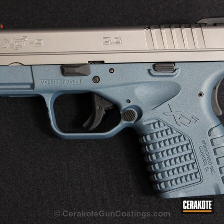 Powder Coating: Handguns,Blue Titanium H-185,Springfield XD,Springfield Armory