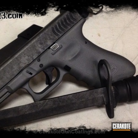 Powder Coating: Glock,Gloss Black H-109,Handguns,Combat Grey H-130,Custom Texture,Custom