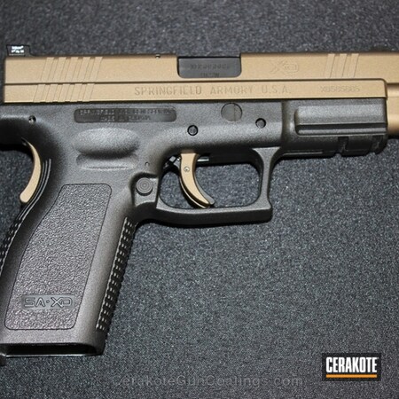Powder Coating: Handguns,Springfield Armory,Burnt Bronze H-148