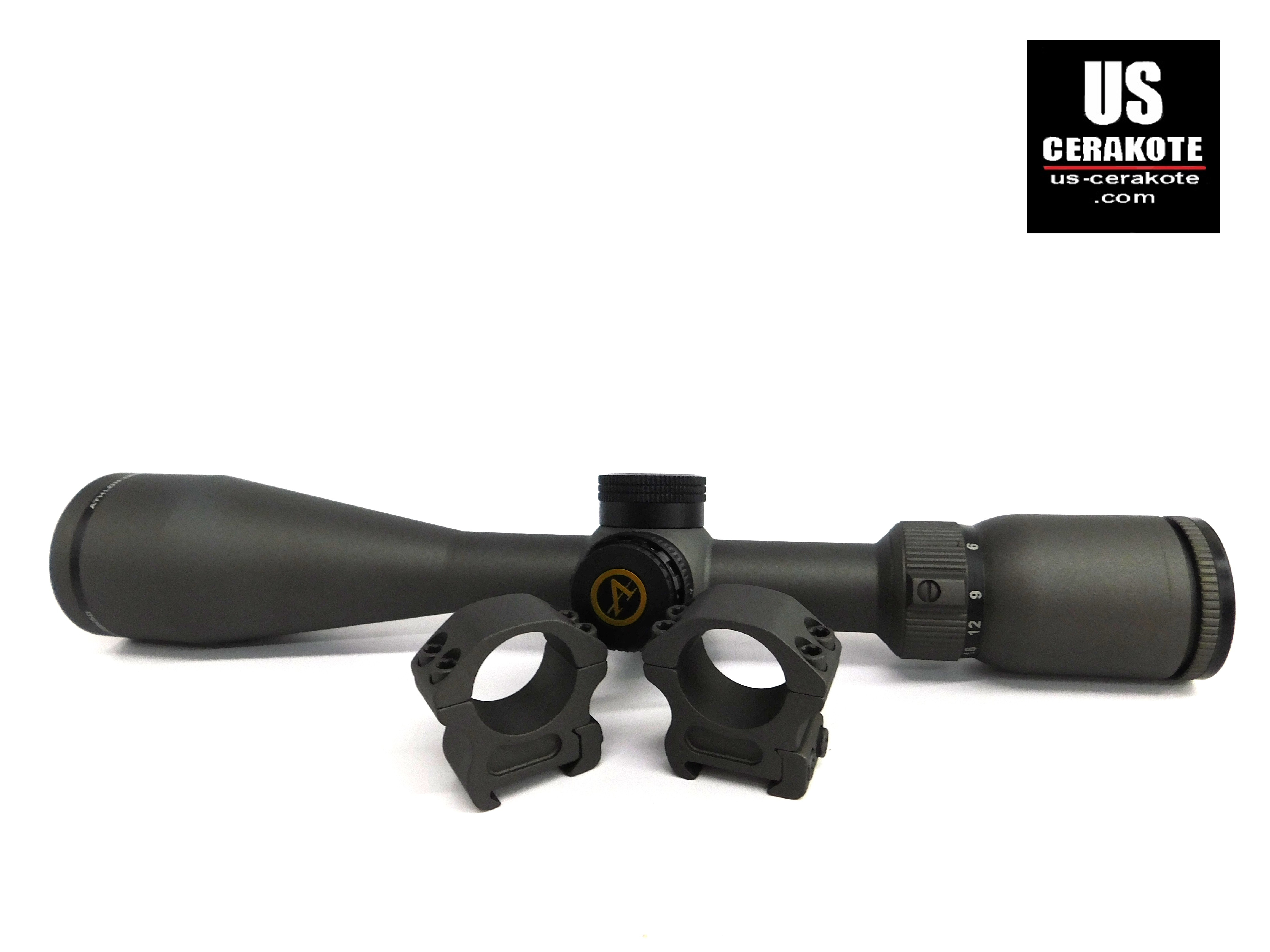 Customer's Scope and Rings Cerakoted in Tactical Grey | Cerakote