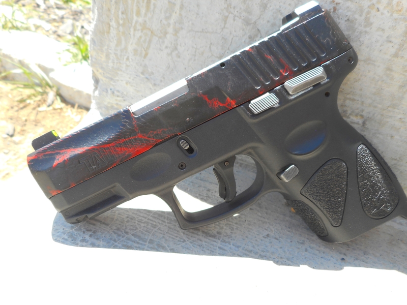 Taurus G2c using a Crimson and Armor Black Finish | Cerakote