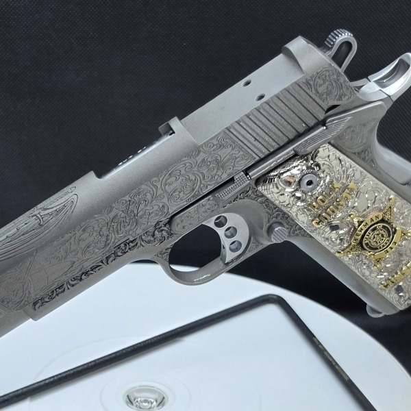 St. Michael themed Kimber 1911 | Cerakote